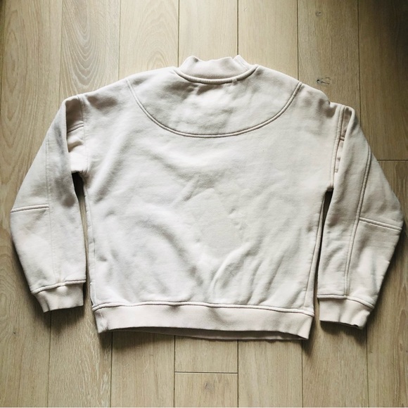 Roots Cream Mock Neck Sweatshirt - Picture 5 of 10